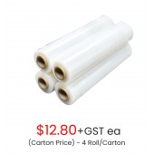 Stretch Wrap - White - 4 Roll / Box